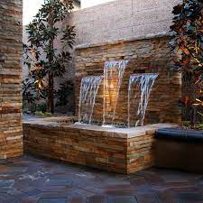 Outdoor Wall Fountains Waterfalls