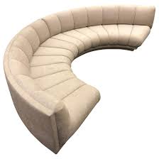 semi circular channel sectional sofa