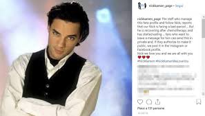 R.i.p to the most beautiful and sweetest man nick kamen!. Nick Kamen Gravemente Malato Il Messaggio Su Instagram Dilei
