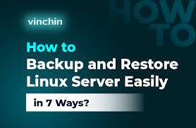 how to backup and re linux server