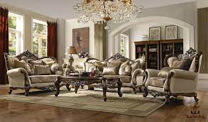 european style living room sofa set