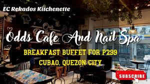 odds cafe and nail spa breakfast buffet