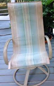 Ordering replacement slings for your patio furniture has never been easier! Making And Installing New Slings For Homecrest Style Patio Chairs Sharsum S Great Finds