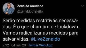 You must stay at home, leaving only where permitted by law, and follow the rules in this guidance. Em Live Prefeito Zenaldo Coutinho Anuncia Que Belem Deve Adotar Lockdown Para G1