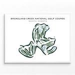 Buy the best printed golf course Broadland Creek National Golf ...