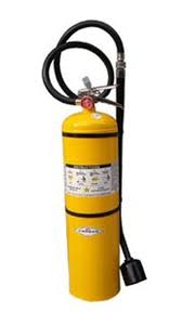 Amerex fire extinguisher with copper, 30 lbs, type D,for lithium fires