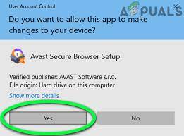 C) you also can uninstall avast secure browser using add/remove programs feature in control panel. Fix Avast Bank Mode Funktioniert Nicht Okidk