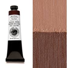burnt sienna water soluble oil color