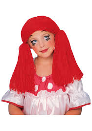 rag doll wig halloween costume