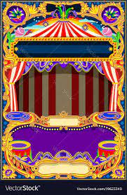 Circus Wallpaper Frame Royalty Free