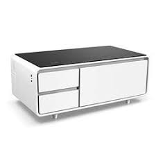 A mini fridge is the best solution to have cool beverages and food handy whether you are at home, at your office, in the attic or in other non household places. Sobro Soctb300whbk Coffee Table With Refrigerator Drawer Bluetooth