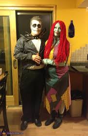 jack skellington and sally couples costume