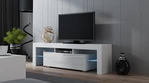 Mid century modern tv stand (white) overstock $ 128.49. Milano 160 White Modern Tv Cabinet Living Room Tv Stand Tv Console Table Ebay