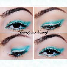colorful subtle winged eye makeup tutorial