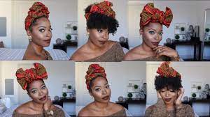 Randomly placed highlights give dimension and depth on the top, more extended sections. How To Tie A Headwrap Short To Medium Natural Hair Styles 4b 4c Ft Cee Cee S Closet Nyc Youtube