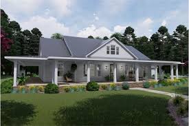 Modern Country Ranch Plan 3 Bedrm 2