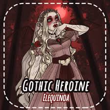 gothic e dark femme character