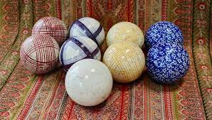 scottish pottery carpet bowls