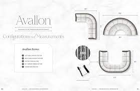 avallon curved sofa section ebel inc