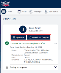 access and update your covid 19 vaccine