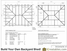 10x16 hip roof shed plans