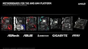 Entire Range Of Am4 Motherboards For Amd Ryzen Cpus Pictured