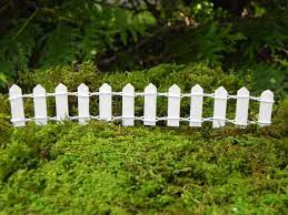 Buy White Picket Fence Miniature Fairy