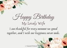 How can I wish happy birthday to my wife?