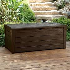 outdoor storage bench