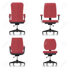 Habitat padded faux leather folding office chair. Office Chair Or Desk Chair In Various Points Of View Armchair Royalty Free Cliparts Vectors And Stock Illustration Image 120562420