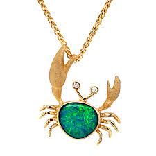 denny wong opal crab pendant jennifer