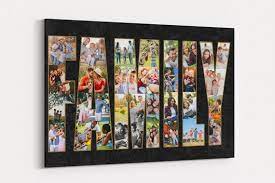 Photo Collage Family Canvas Wall Art