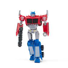 Transformers Toys EarthSpark Deluxe Class Optimus Prime Action Figure -  Transformers