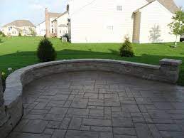 Concrete Patio Stamped Concrete Patio