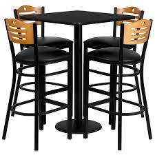 Choose to buy restaurant tables and chairs as well as pub furniture from café reality and get a free uk mainland delivery service as standard on all of your orders. High Top Table Set Benedict 30inch Pub Style Dining Set