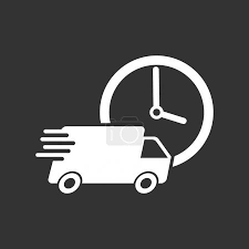 Vektorová grafika 24h nákladní automobil s hodiny vektorové ilustrace. 24  hodin rychlé dodání služby lodní ikonu. Jednoduchý plochý piktogram pro  obchod, marketing nebo mobilní aplikace internet koncept na černém pozadí.  #136762670 | fotobanka Fotky&Foto