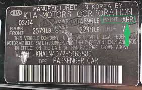 Paint Code For Your Kia