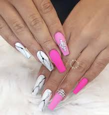 Find this pin and more on nails by kevin.koo. 23 Creative Ways To Wear Pink And White Nails Page 2 Of 2 Stayglam