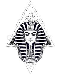 34+ tutankhamun coloring pages for printing and coloring. King Tutankhamun Mask Ancient Stock Vector Colourbox