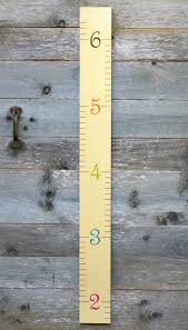 Wooden Ruler Growth Chart Height Chart Minion Decor