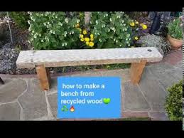 How To Make A Garden Bench