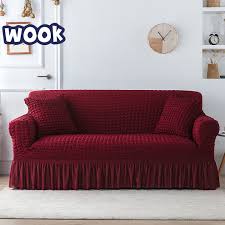 Wook Sofa Cover High Stretch Seersucker