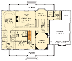 Traditional Farmhouse Plan With Main