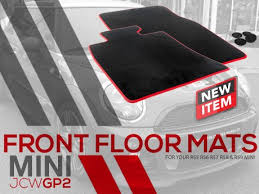 mini cooper jcw gp2 front floor mats