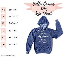 Bella Brand T Shirts Size Chart Coolmine Community School