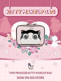 time princess kitty makeup bag igg