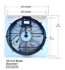 solar greenhouse exhaust fan with 100