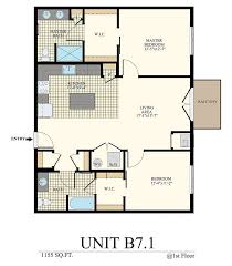 2 Bedroom Apartment Floor Plans Willow