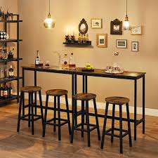Industrial Bar Table Set For