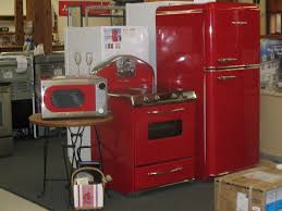 retro 1950s styled kitchen appliances